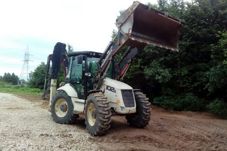 Аренда экскаватора-погрузчика Hidromek 102S
