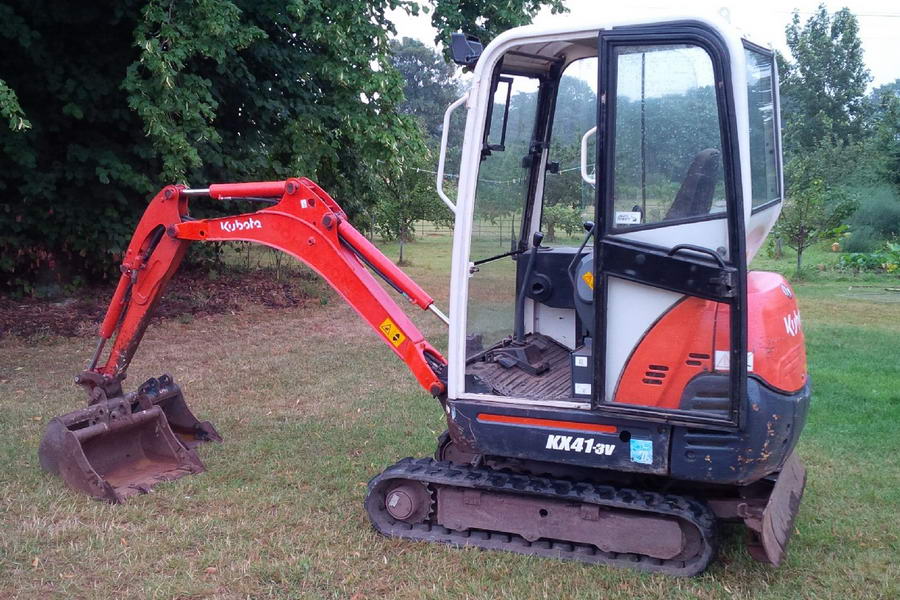 Аренда мини-экскаватора Kubota KX413V в Витебске